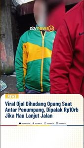 Viral Ojol Dihadang Opang saat Antar Penumpang, Dipalak Rp10rb | NTVNEWSID