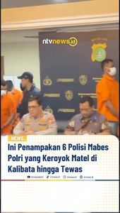 Ini Penampakan 6 Polisi Mabes Polri yang Keroyok Matel di Kalibata | NTVNEWSID