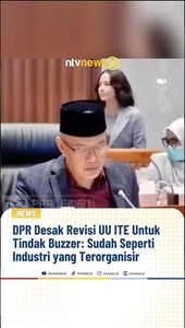 DPR Desak Revisi UU ITE Untuk Tindak Buzzer: Sudah Seperti Industri yang Terorganisir | NTVNEWSID