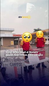 Viral SPBU Shell di Bintaro Jualan Kopi Imbas BBM Langka | NTVNEWSID