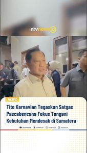 Tito Karnavian Tegaskan Satgas Pascabencana Fokus Tangani Kebutuhan Mendesak di Sumatera | NTVNEWSID