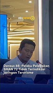 Densus 88: Pelaku Peledakan SMAN 72 Tidak Terindikasi Jaringan Terorisme | NTVNEWSID