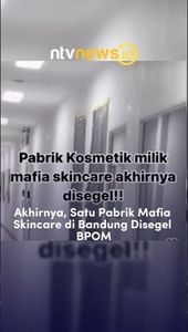 Akhirnya, Satu Pabrik Mafia Skincare di Bandung Disegel BPOM