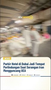 Parkir Hotel di Dubai Jadi Tempat Perlindungan saat Serangan Iran Mengguncang UEA | NTVNEWSID