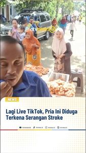 Lagi Live TikTok, Pria Ini Diduga Terkena Serangan Stroke | NTVNEWSID