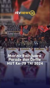 Marinir Raih Juara Parade dan Defile HUT Ke-79 TNI 2024