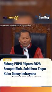 Sidang PHPU Pilpres 2024 Sempat Riuh, Saldi Isra Tegur Kubu Denny Indrayana