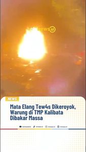 Mata Elang Tewas Dikeroyok, Warung di TMP Kalibata Dibakar Massa | NTVNEWSID