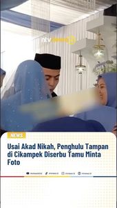 Usai Akad Nikah, Penghulu Tampan di Cikampek Diserbu Tamu Minta Foto | NTVNEWSID