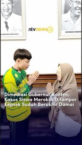Dimediasi Gubernur Banten, Kasus Siswa Merokok Ditampar Kepsek Sudah Berakhir Damai | NTVNEWSID