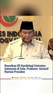 Resmikan RS Kardiologi Emirates-Indonesia di Solo, Prabowo: Inisiatif Mantan Presiden | NTVNEWSID
