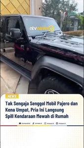 Tak Sengaja Senggol Mobil Pajero, Pria Ini Langsung Spill Kendaraan Mewah di Rumah | NTVNEWSID