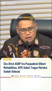 Eks Dirut ASDP Ira Puspadewi Diberi Rehabilitas, KPK Sebut Tugas Mereka Sudah Selesai | NTVNEWSID