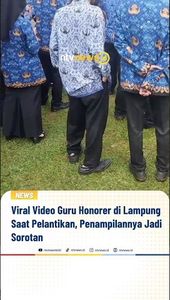 Viral Video Guru Honorer di Lampung saat Pelantikan, Penampilannya Jadi Sorotan | NTVNEWSID