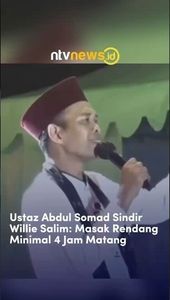 Ustaz Abdul Somad Sindir Willie Salim: Rendang Minumal 4 Jam Matang