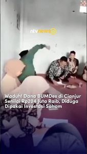 Waduh! Dana BUMDes di Cianjur Senilai Rp204 Juta Raib, Diduga Dipakai Investasi Saham | NTVNEWSID