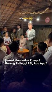 Jokowi Mendadak Kumpul Bareng Petinggi PSI, Ada Apa? | NTVNEWSID