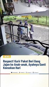 Respect! Kurir Paket Beri Uang Jajan ke Anak-anak, Ayahnya Ganti Keesokan Hari | NTVNEWSID