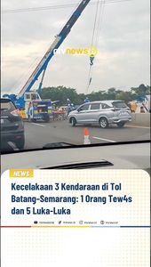 Kecelakaan 3 Kendaraan di Tol Batang-Semarang: 1 Orang Tewas dan 5 Luka-Luka | NTVNEWSID