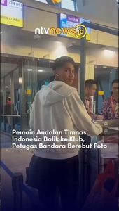 Pemain Andalan Timnas Indonesia Balik ke Klub, Petugas Bandara Berebut Foto