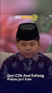 Masyallah! Qori Cilik Asal Kalteng Pukau Juri MTQ Internasional di Iran