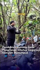 Pendaki Gunung Gede Pangrago Ditutup Gegara Sampah Menumpuk | NTVNEWSID
