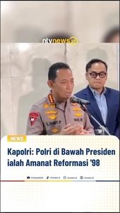 Kapolri: Polri di Bawah Presiden Ialah Amanat Reformasi '98 | NTVNEWSID