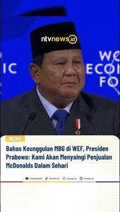 Bahas Keunggulan MBG di WEF, Presiden Prabowo: Kami Akan Menyaingi Penjualan McDonalds | NTVNEWSID