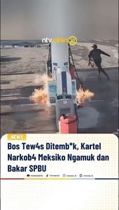 Bos Tewas Ditembak, Kartel Narkoba Meksiko Ngamuk dan Bakar SPBU | NTVNEWSID