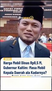 Harga Mobil Dinas Rp8,5 M, Gubernur Kaltim: Masa Mobil Kepala Daerah ala Kadarnya | NTVNEWSID