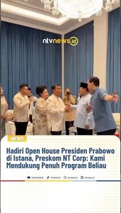 Preskom NT Corp Hadiri Open House Presiden Prabowo di Istana | NTVNEWSID