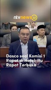 Dasco soal Komisi I Rapat di Hotel: Itu Rapat Terbuka