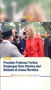 Presiden Prabowo Terima Kunjungan Ratu Maxima dari Belanda di Istana Merdeka | NTVNEWSID