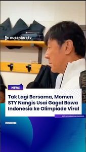 Momen STY Menangis Setelah Timnas Gagal ke Olimpiade Viral Lagi di Medsos