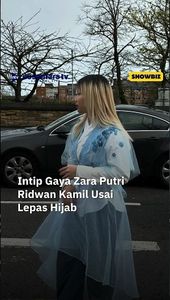 Buka Hijab, Zara Anak Ridwan Kamil Pamer Rambut Ombre