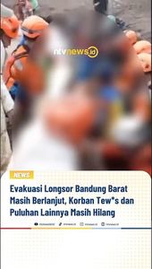 Evakuasi Longsor Bandung Barat Masih Berlanjut, Korban Puluhan Lainnya Masih Hilang | NTVNEWSID
