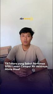 TikTokers yang Sebut Pertamax SPBU Losari Campur Air Akhirnya Minta Maaf | NTVNEWSID