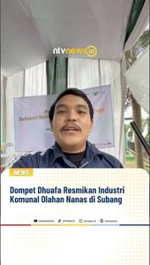 Dompet Dhuafa Resmikan Industri Komunal Olahan Nanas di Subang | NTVNEWSID