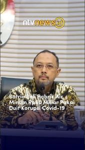 Satrio Beli Pabrik Air Minum Rp60 Miliar Pakai Duit Korupsi Covid-19