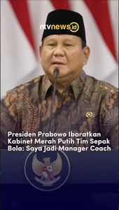 Presiden Prabowo Ibaratkan Kabinet Merah Putih Tim Sepak Bola: Saya Jadi Manager Coach | NTVNEWSID