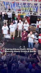 Wapres Gibran Hadiri Acara Mancing Mania Gratis di Bekasi | NTVNEWSID