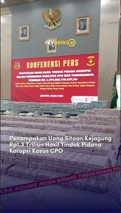Penampakan Uang Sitaan Kejagung Rp1,3 Triliun Hasil Tindak Pidana Korupsi Kasus CPO | NTVNEWSID