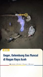 Geger, Gelembung Gas Muncul di Nagan Raya Aceh | NTVNEWSID