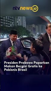 Presiden Prabowo Paparkan Makan Bergizi Gratis ke Pebisnis Brasil