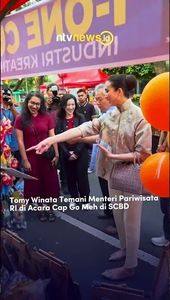 Tomy Winata Temani Menteri Pariwisata RI di Acara Cap Go Meh di SCBD