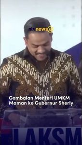 Gombalan Menteri UMKM Maman ke Gubernur Sherly | NTVNEWSID