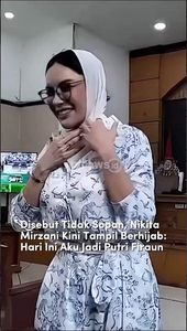 Disebut Tidak Sopan, Nikita Mirzani Kini Tampil Berhijab | NTVNEWSID
