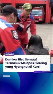 Damkar Serba Bisa, Termasuk Melepas Piercing yang Nyangkut di Kursi