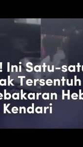 Ini Satu-satunya Toko yang Tak Tersentuh Api saat Kebakaran Hebat di Mall Kendari