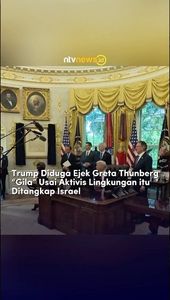 Trump Diduga Ejek Greta Thunberg "Gila" Usai Aktivitas Lingkungan Itu Ditangkap Israel | NTVNEWSID